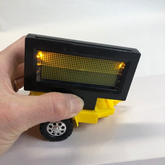 Genuine Hasbro Tonka Light Up Caution Move Lanes Trailer Replacement Toy - Picture 5 of 7